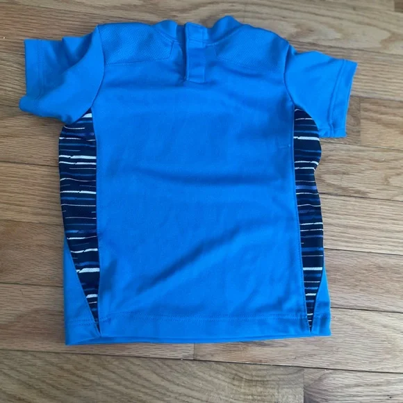 Nike Blue & Navy Toddler Athletic Top and Shorts Set - Picture 8 of 9